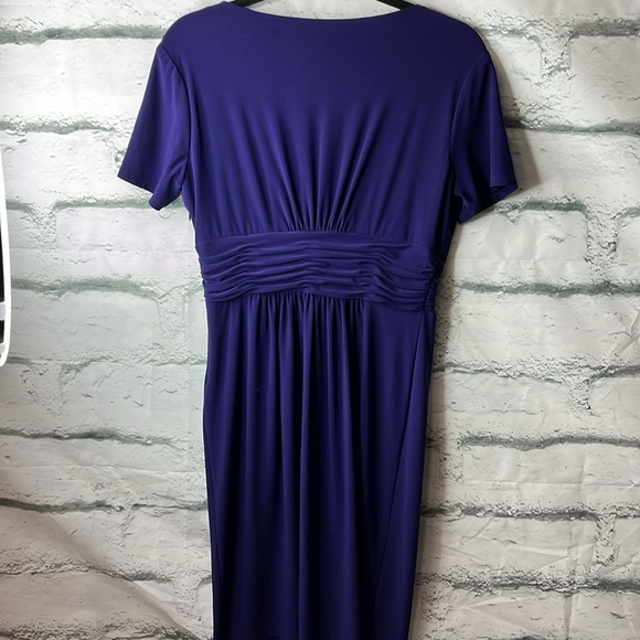 Evan Picone Purple Dress. Size 12P NWOT - Picture 7 of 7